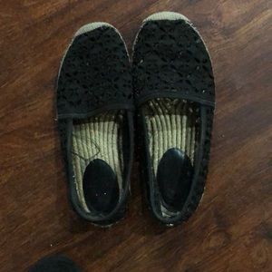 Micheal Kors Black Espadrille Micheal Kors Shoes